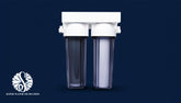 Clear Dual Stage Under-Sink Drinking Water Filter System | Carbon + Sediment Filters